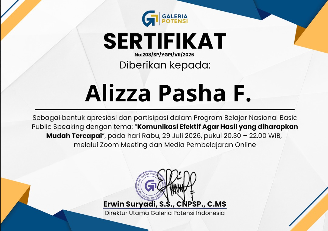 Sertifikat Komunikasi-efektif